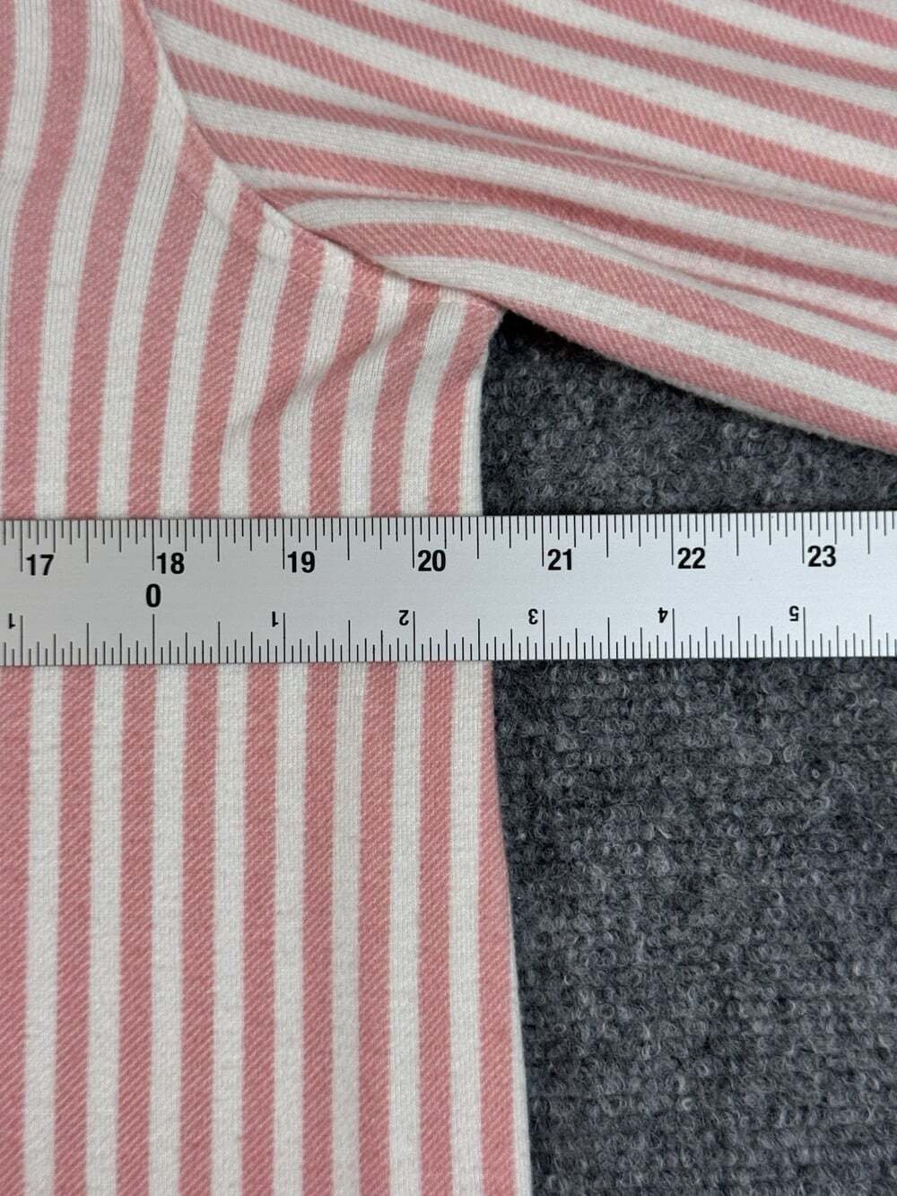 Faherty Womens Pink White Striped Button Up Shirt Coastal Cottage Beach Size M - Picture 5 of 8